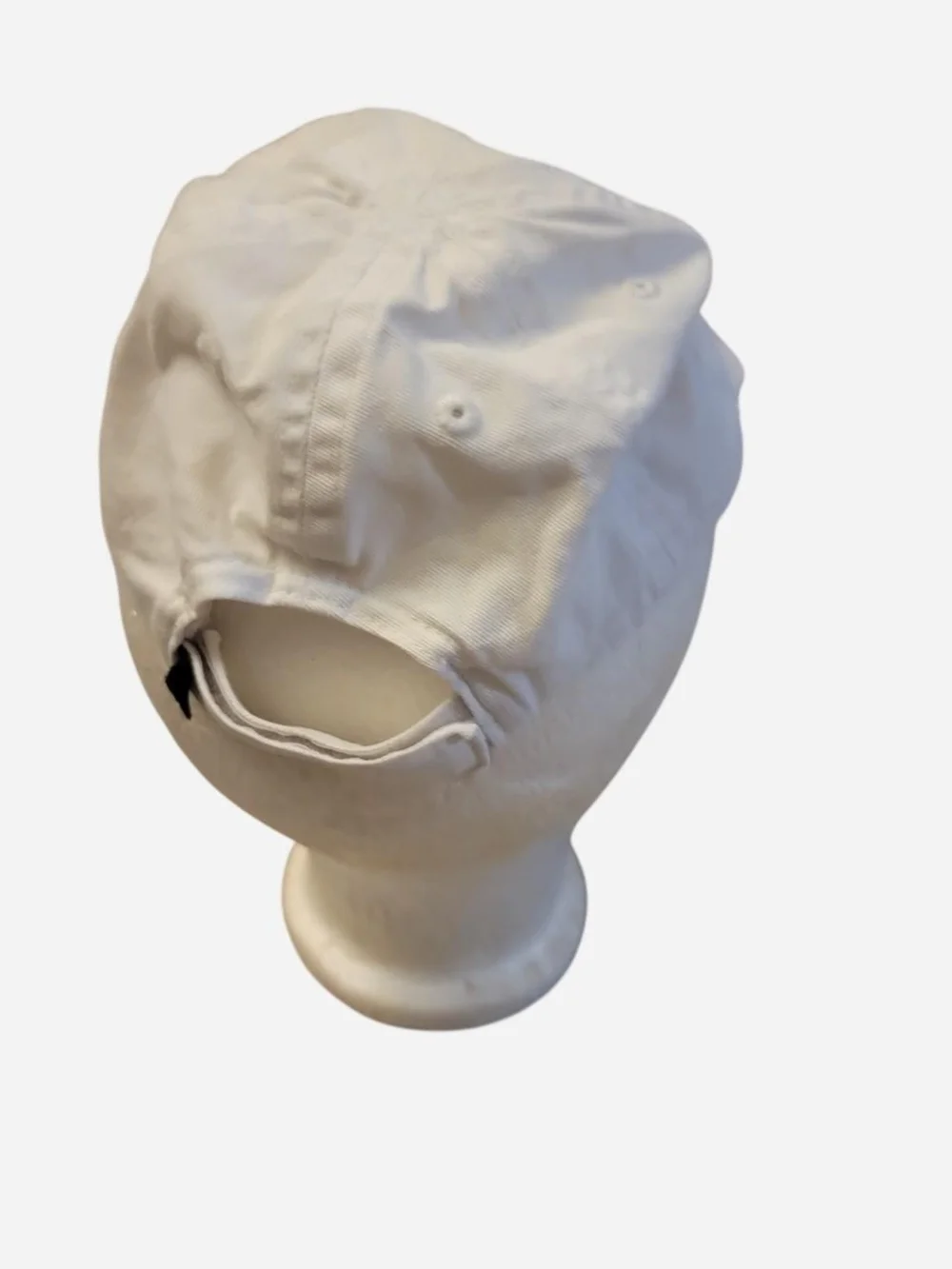 Nike White Baseball Cap with Black Swoosh - Men's Hat